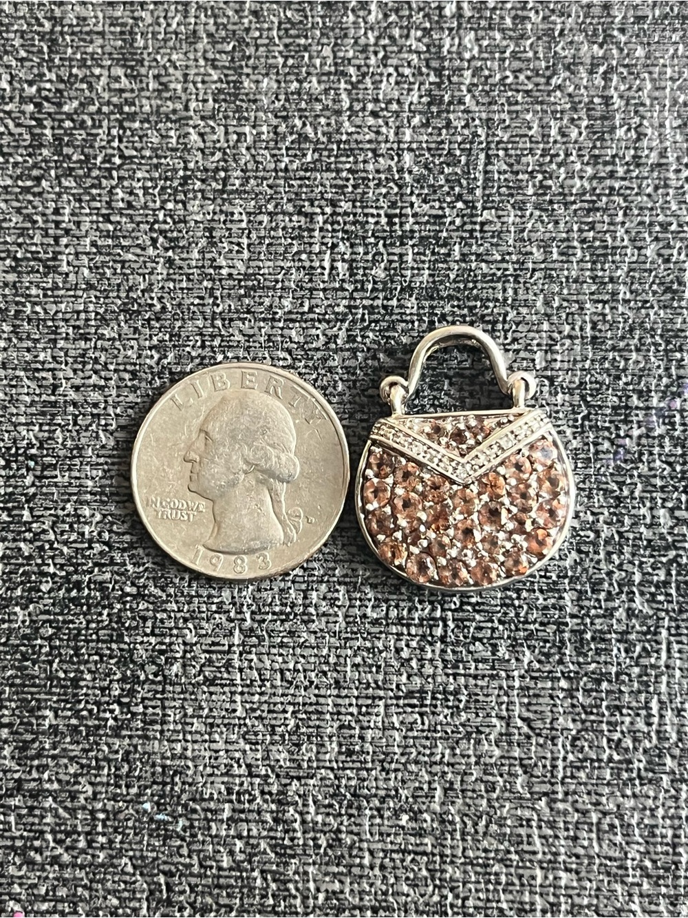 925 purse pendant